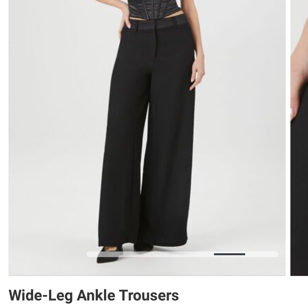 NWT Wide Leg Ankle Trousera